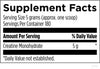 Creatine Monohydrate 900 gram canister