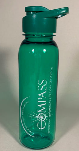 Compass Fat Loss 24 Ounce Plastic Water Bottle
